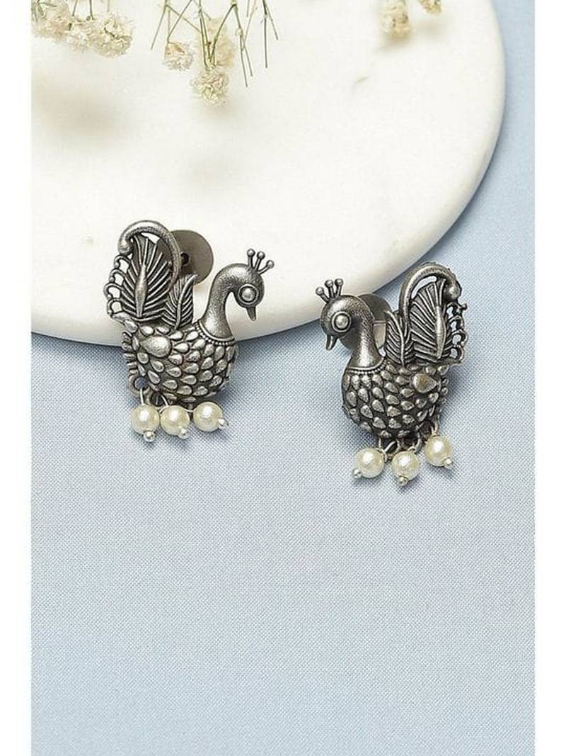 Peacock Stud Earrings
