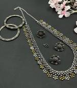 DUALTONE LONG NECKLACE SET COMBO
