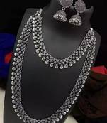 German Silver Oxidised Necklace Combo