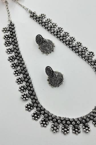 German Silver Long Necklace set