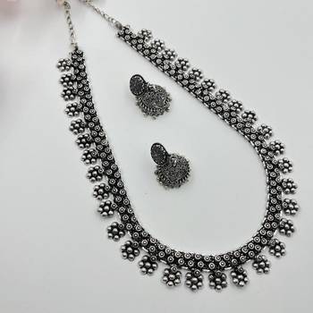 German Silver Long Necklace set 1