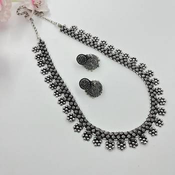 German Silver Long Necklace set 2