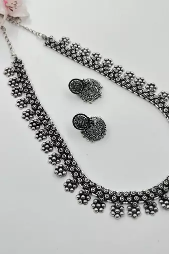 German Silver Long Necklace set
