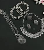 Indian oxidised jewellery set