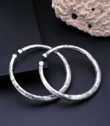 Silver Plated Tribal Anklet Kada