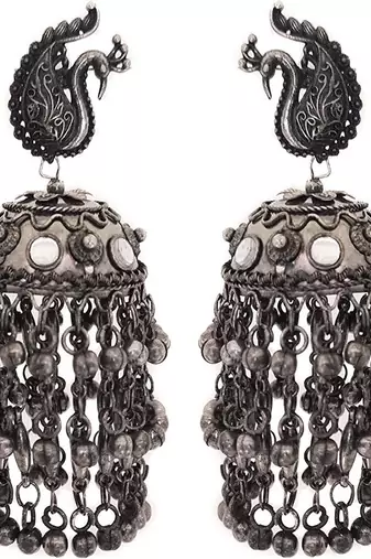 Beautiful Peacock Long Jhumka