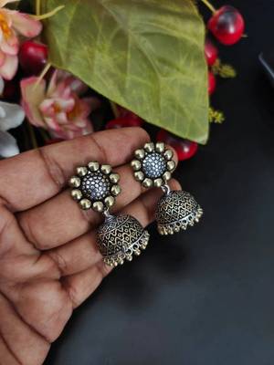 Dual tone Jhumkas 1