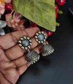 Dual tone Jhumkas