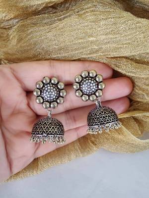 Dual tone Jhumkas 2