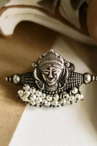 Durga Ring with Pearl