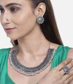 Oxidised Jewellery Set Combo of 3
