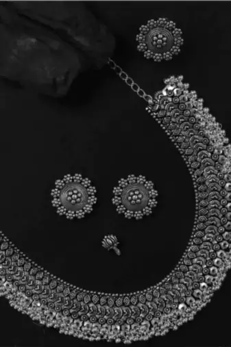 Oxidised Jewellery Set Combo of 3