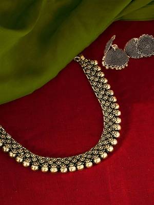 Gold Plated Choker Set 1