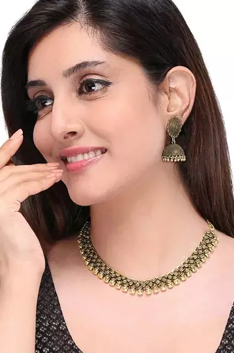 Gold Plated Choker Set