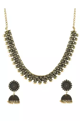 Gold Plated Choker Set