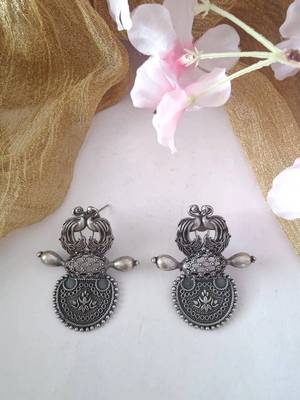 Silver Plated Trendy Earrings 2
