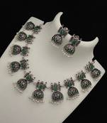 Jhumki Stone Necklace