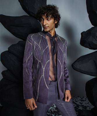 Deep purple symphony jacket set 2