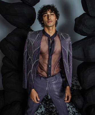 Deep purple symphony jacket set 3