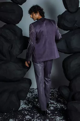 Deep purple symphony jacket set