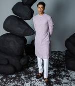 Misty lilac kurta set