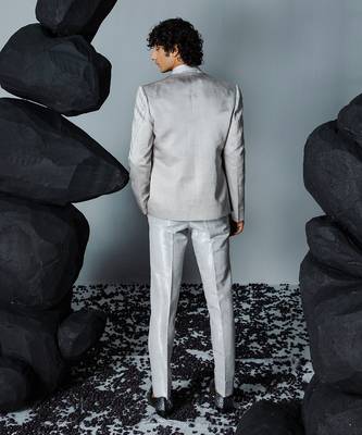 Grey chrome jacket set 3
