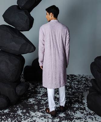 Misty lilac kurta set 5