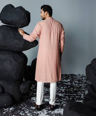 Peach bagh kurta set 4