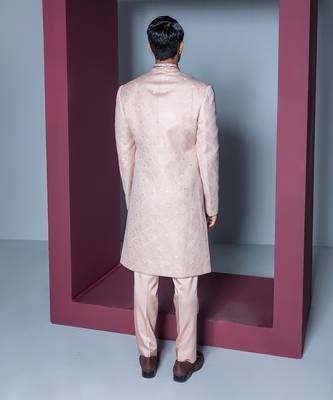 Nude pink nirvana sherwani set 2