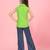 Aarika girls green-navy blue colour top and pant