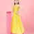 Aarika girls yellow-yellow colour lehenga choli