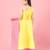 Aarika girls yellow-yellow colour lehenga choli