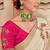 Cream soft cotton heavy thread embroidery with jacquard work saree with blouse