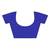 Kimisha women's royal blue silk saree with unstitched blouse piece