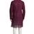 Treemoda men wine designer georgette kurta with churidar pajama