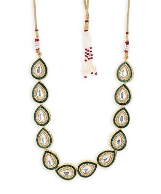 Gold kundan neckpiece 2