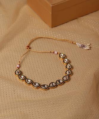 Gold kundan neckpiece 4