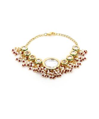 Gold kundan bracelet 2