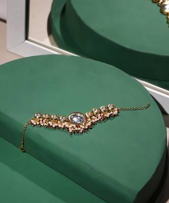 Gold kundan bracelet 5