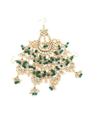 Gold kundan jhoomar 2