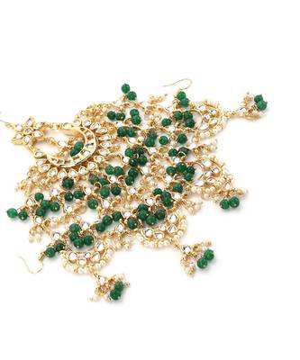 Gold kundan jhoomar 3