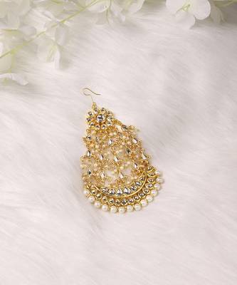Gold kundan jhoomar 4