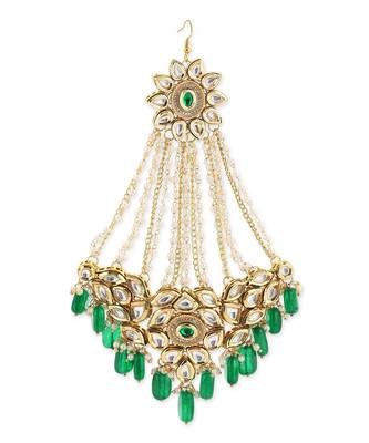 Gold kundan jhoomar 2