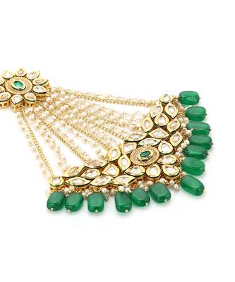 Gold kundan jhoomar 3