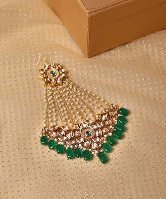 Gold kundan jhoomar 4