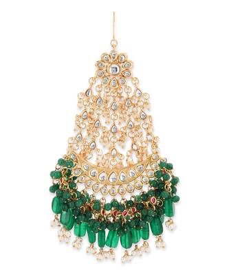 Gold kundan jhoomar 2