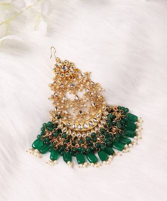 Gold kundan jhoomar 4