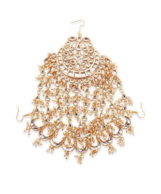 Gold kundan jhoomar 2