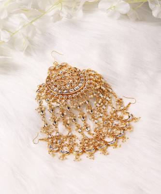 Gold kundan jhoomar 4