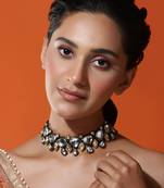 Dual plated kundan necklace